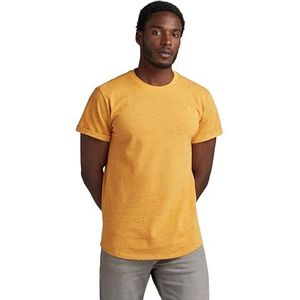 G-STAR RAW Lash Straight Fit T-shirt voor heren, Veelkleurig (Golden Nugget Htr D16396-d565-g425)