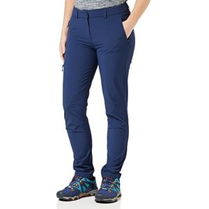 Schöffel Broek Ascona damesbroek, lichte en comfortabele wandelbroek voor vrouwen, veelzijdige outdoorbroek met optimale pasvorm en praktische zakken, jurk, blauwtinten