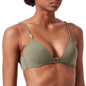 Calvin Klein Triangle Moulded Cup-FP bikinitop voor dames, New Basil