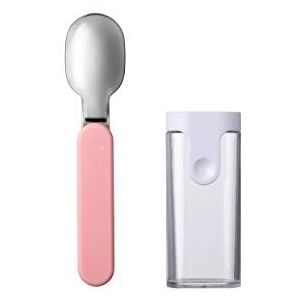 Mepal Ellipse vouwlepel - Nordic pink - herbruikbaar - bestek voor de weg - ideaal in combinatie met het lunchglas - vaatwasmachinebestendig