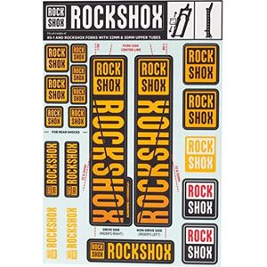RockShox 30/32 mm en RS1 neon oranje, SID/Reba/Revelation (< 2018) sector/Recon/X32/30G/30S/XC30, 11.4318.003.499 - reserveonderdelen oranje, steunbuizen