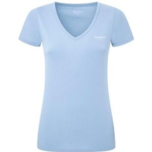 Pepe Jeans Corine T-shirt voor dames, Blauw (staalblauw)