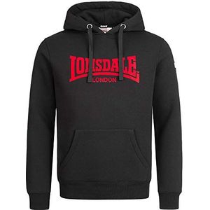 Lonsdale one ton heren hoodie, zwart.