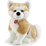 Trudi - Akita Ascanio L pluche hond, 22665, beige/wit, maat L