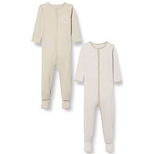 Name It Nbnnightsuit 2p W/F Y/D Core Noos pyjama voor kinderen, uniseks, London Fog