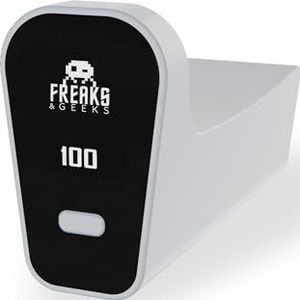 Freaks and Geeks - Externe batterij geschikt voor PS5 DualSence - Playstation 5 Controller 2500mAh + 150% Capaciteit - Wit