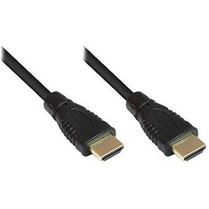 Good Connections - HDMI-kabel met Ethernet, 24-karaats vergulde stekkers en 2 m koperen contacten