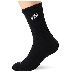 adidas Uniseks sokken voor voetbalschoenen, zwart/wit, S