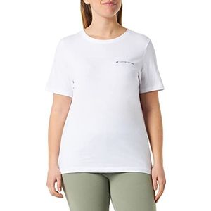 4F Tsd025 T-shirt voor dames, wit, medium, wit, M, Wit