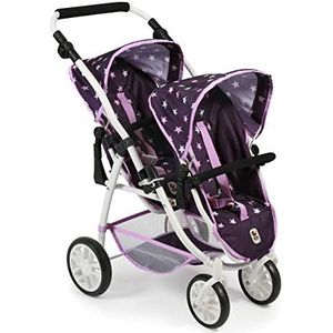 Bayer Chic 2000 689-71 Zwillingsbuggy Stars paars