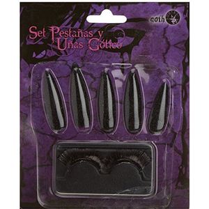 Haunted House Rubie's S5334 Gothic Set voor wimpers en nagels