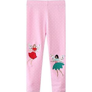 Little Hand Meisjeslegging voor kinderen, met fleece gevoerde panty, broek, leggings, baby meisjes, Roze 4