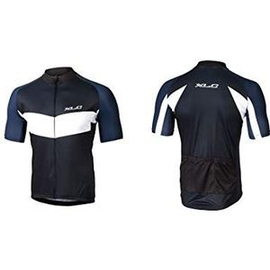 XLC Uniseks basic shirt (1 verpakking), donkerblauw/wit/blauw