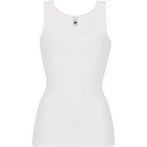 Trigema Dubbelpak dames onderhemd (2 stuks) wit (wit 001), L, Wit (Weiss 001)