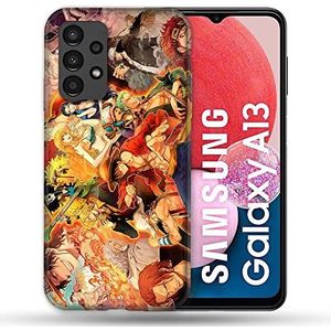 Cokitec Beschermhoes voor Samsung Galaxy A13 / A04S Manga One Piece Nakama, meerkleurig