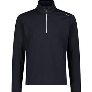 CMP Grid Tech Fleece sweatshirt voor heren met halve ritssluiting, b.blue-ice