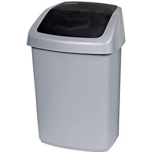 Prullenbak - Zwart - Kunststof - 30 Liter