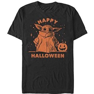 Star Wars Unisex T-shirt met korte mouwen Happy Halloween, zwart, M, SCHWARZ