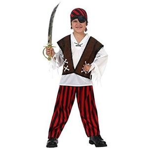 Atosa - 10914 - kostuum - kostuum voor jongens kapitein piraat - maat 4