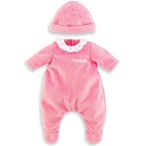 Corolle - Mon grote pop, roze pyjama en muts, voor pop, 36 cm, vanaf 2 jaar, 9000141130