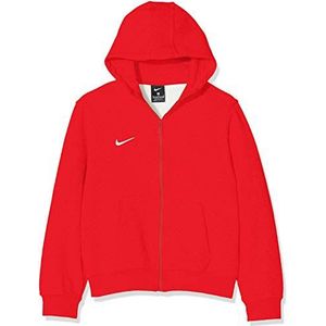 Nike Team Club Full Zip Sweatshirt voor kinderen, University Red/Voetbal Wit
