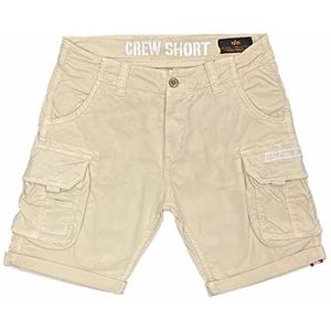 Alpha crew short heren, wit (Jet Stream White)