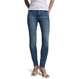 G-STAR RAW Skinny jeans met hoge taille 3301 dames, blauw (Faded Cascade C051-c606), 25 W/30 L, blauw (Faded Cascade C051-c606)