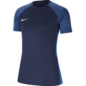 Nike Strike II Jersey Ss T-shirt voor dames, marineblauw/fotoblauw/wit