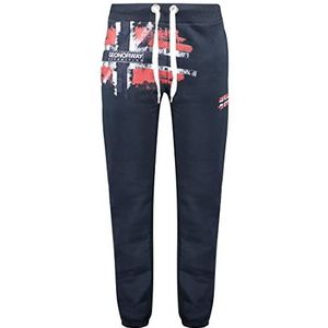 Geographical Norway Mapote Lady Mapote Lady Pantalon Jogging Femme - Pantalons Training Sport Fitness Running - Yoga Femmes Poches Coton - Femmes Printemps Hiver (Marine L), Marine, L