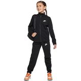 Nike Unisex Kids trainingspak K Nsw Tracksuit Poly Fz Hbr, zwart/wit, FD3067-010, XS