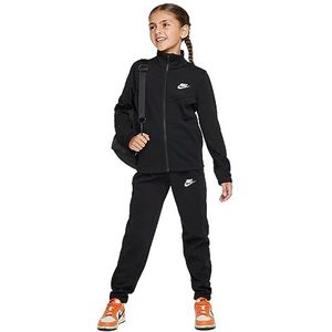 Nike Unisex Kids trainingspak K Nsw Tracksuit Poly Fz Hbr, zwart/wit, FD3067-010, XS