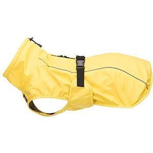 Trixie Vimy regenjas voor honden, 35 cm, maat S, geel