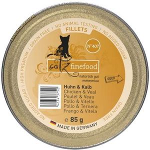 catz finefood Nat kattenvoer nr. 407 graanvrij suikervrij kattenvoer gelei 12 x 85 g