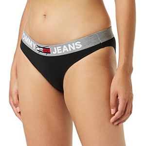 Tommy Jeans Bikini-ondergoed voor dames, zwart, M, zwart.