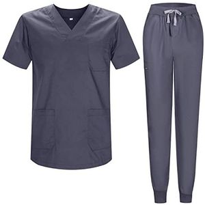 MISEMIYA - Pyjama voor sanitaire installaties, uniseks, 817-8316, grijs.