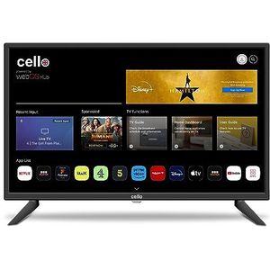 CELLO LG WebOS HD Ready 24 inch Smart TV met Triple Tuner S2 T2 FreeSat Bluetooth Disney+ Netflix Apple TV Prime Video
