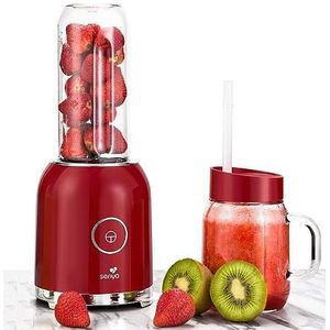 Senya Smoothie Blender met 2 draagbare flessen Juicy Delight 250 W, 6 roestvrijstalen messen, SYCP-M025, BPA-vrij
