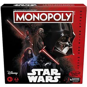 Monopoly: Disney Star Wars donkere kant van de macht bordspel voor gezinnen, kinderspel, cadeau