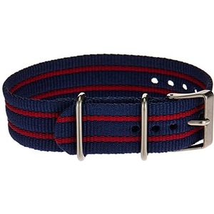 Timex Horloge, Blauw/Rood, Riem