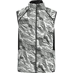 Odlo Vest Zeroweight Herenjas, Grafietgrijs/papierprint