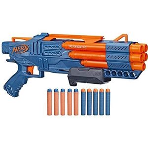 Nerf Elite 2.0, Ranger PD-5 pomp blaster, 5-barrel vuren, 10 Nerf Elite dartpijlen, gemakkelijk te gebruiken, opslag