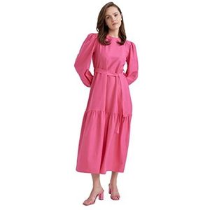 DeFacto Robe pour femme, Rose, 42