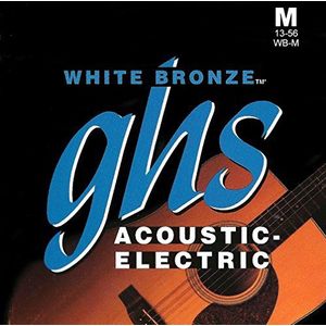 GHS White Bronze snarenset voor akoestische gitaar – WB-M – medium – 013/056