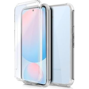 Cool siliconen 3D-hoes voor Samsung S721 Galaxy S24 FE (transparant voor en achter)