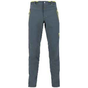 KARPOS PIETENA PNT Pantalon pour homme, ardoise foncé/vert citron, W42, Ardoise foncée/vert anis, 16