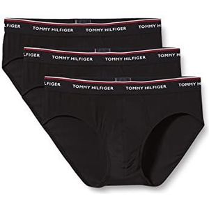 Tommy Hilfiger 3p korte herenslip (3 stuks), zwart.