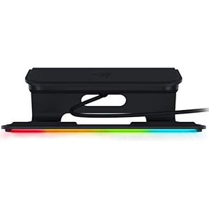 Razer Laptop Stand Chroma - Laptopstandaard met RGB Chroma verlichting (3-poorts USB 3.0 hub, 18 graden hellingshoek, aluminium en ergonomisch design) zwart