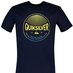 Quiksilver Colors in Stereo T-shirt voor heren, Blauw (Navy Blazer)