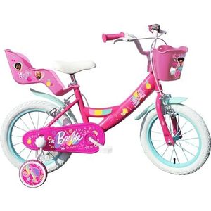 Barbie Kinderfiets - Meisjes - 16 inch - Roze - Twee handremmen
