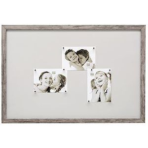Deknudt Frames - S45RH7M – fotolijst – magnetisch – 10 magneten – grijs/beige – 40 x 60 cm